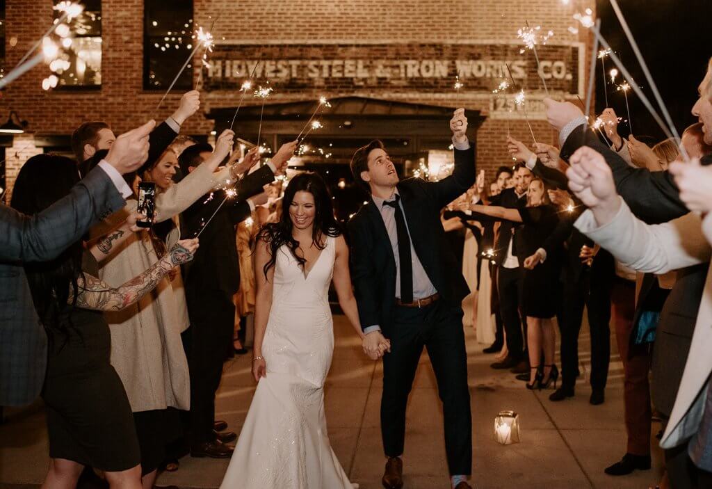 Kayla & Jj wedding at Ironworks in Denver